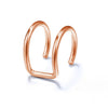 Yobest 5Pcs/Set 2019 fashion Ear Cuffs Gold Leaf Ear Cuff Clip Earrings for women Climbers No Piercing Fake Cartilage Earring